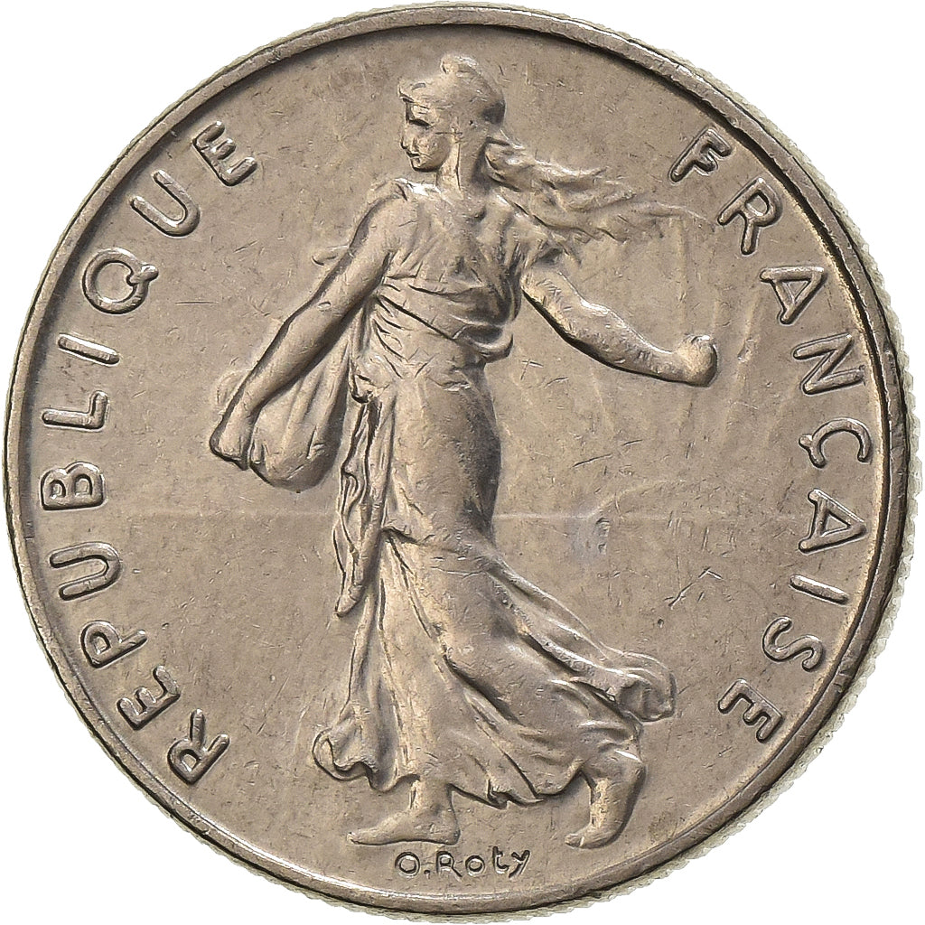 France, 1/2 Franc, Semeuse, 1987, Paris, Nickel, EF(40-45), Gadoury:429