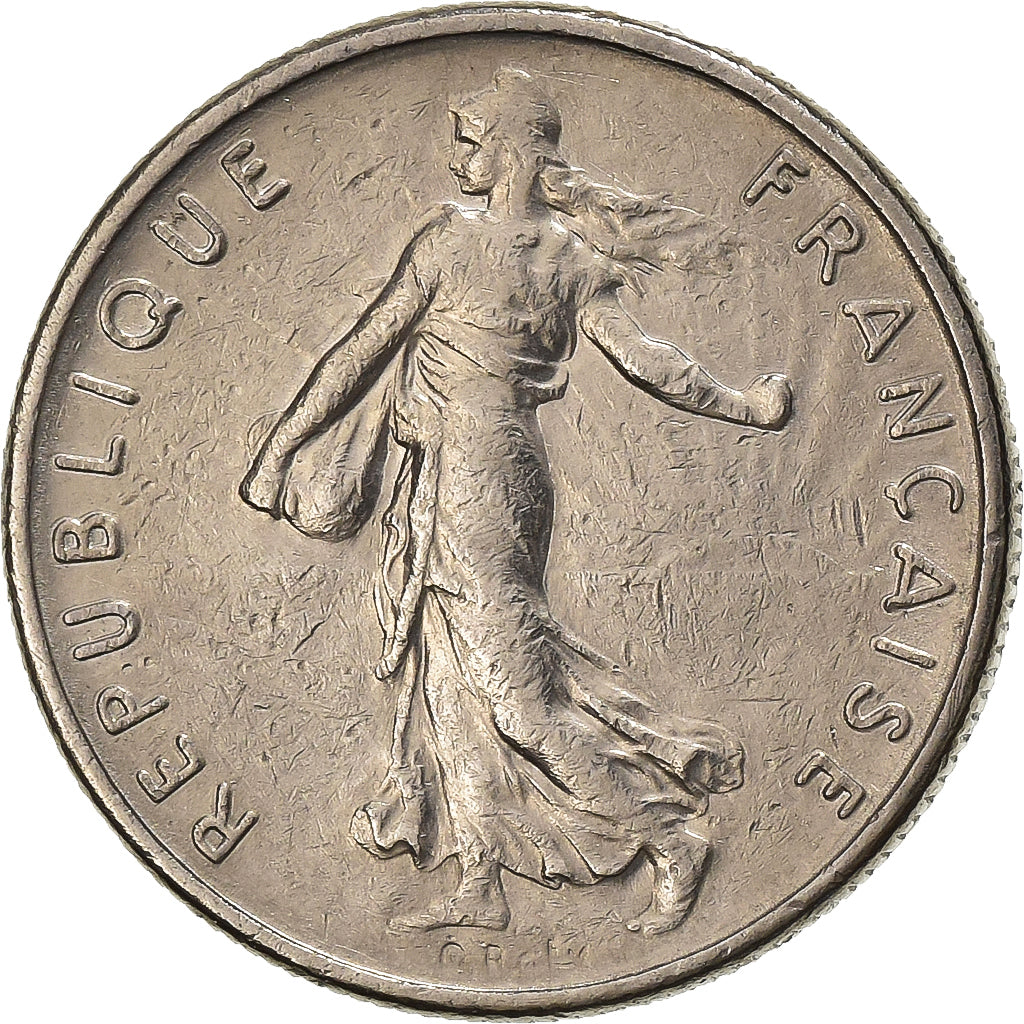 France, 1/2 Franc, Semeuse, 1972, Paris, Nickel, VF(30-35), Gadoury:429