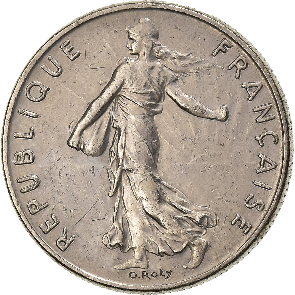 France, 1/2 Franc, Semeuse, 1978, Paris, Nickel, AU(50-53), Gadoury:429
