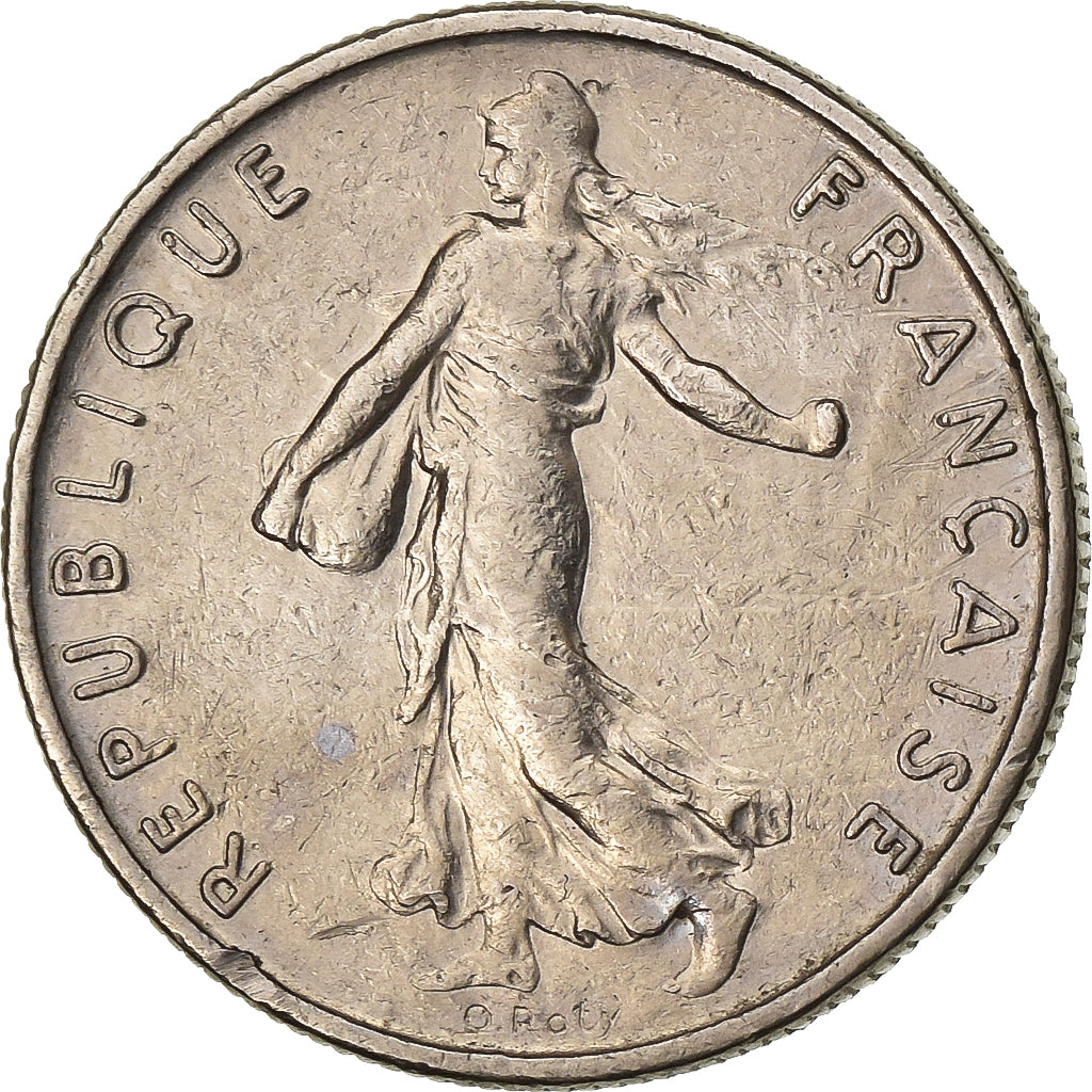 France, 1/2 Franc, Semeuse, 1970, Paris, Nickel, EF(40-45), Gadoury:429