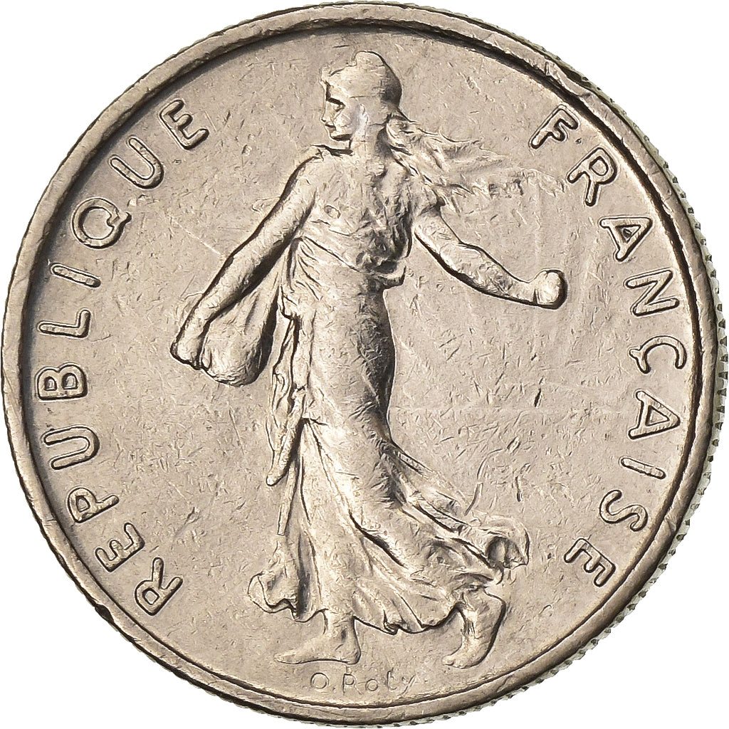 France, 1/2 Franc, Semeuse, 1968, Paris, Nickel, VF(30-35), Gadoury:429