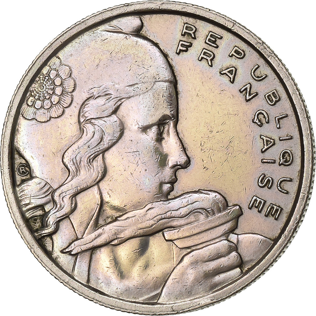 Francia, 100 Francs, Cochet, 1956, Beaumont le Roger, Rame-nichel, BB+