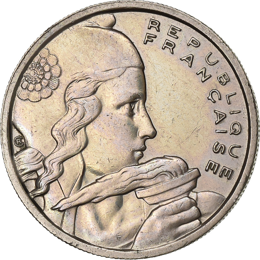 France, 100 Francs, Cochet, 1957, Copper-nickel, AU(50-53), Gadoury:897