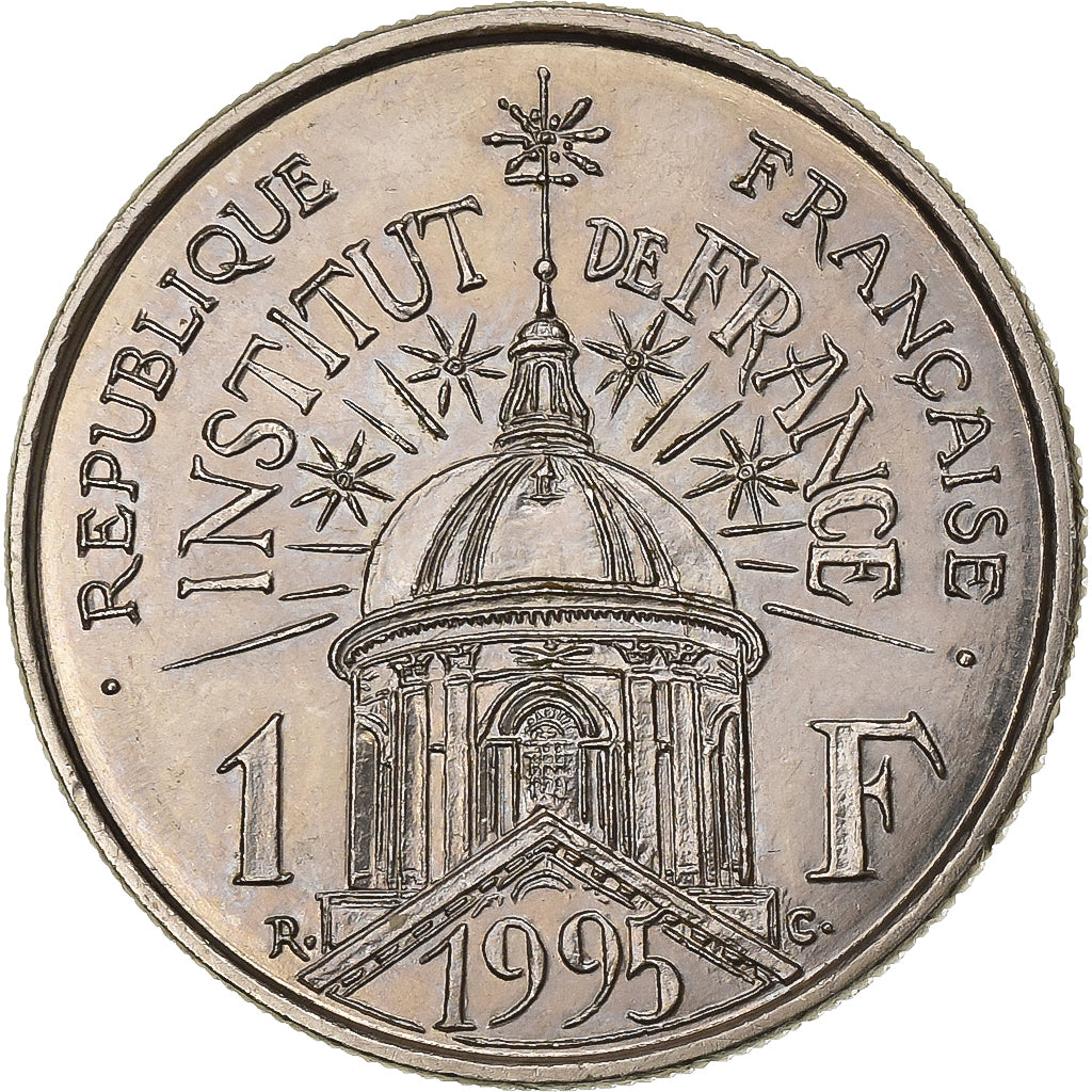Francia, Franc, Institut, 1995, Paris, Níquel, EBC, Gadoury:480, KM:1133