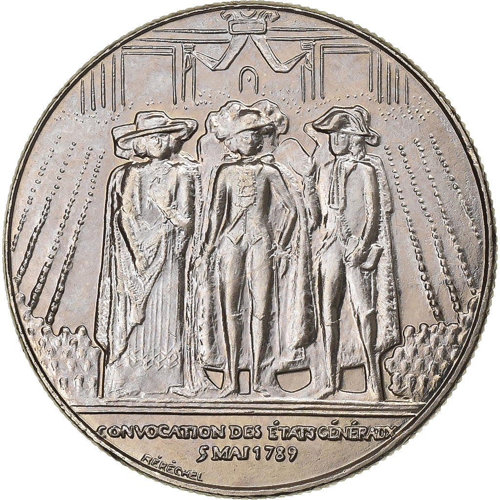Francja, Franc, États généraux, 1989, Paris, Nikiel, MS(60-62), Gadoury:477