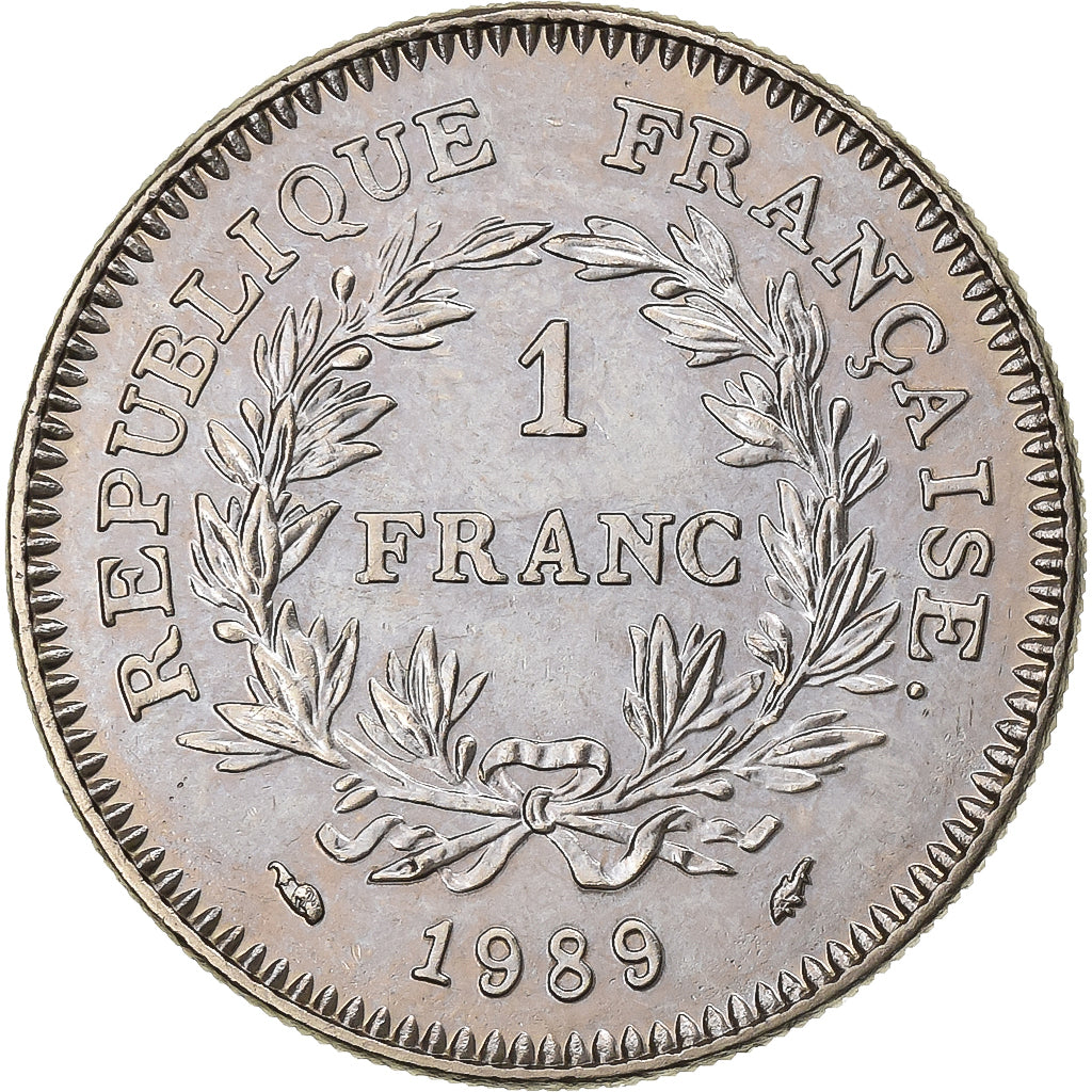 Francja, Franc, États généraux, 1989, Paris, Nikiel, MS(60-62), Gadoury:477