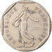 France, 2 Francs, Semeuse, 1994, Nickel, AU(55-58)
