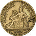 France, 2 Francs, Chambre de commerce, 1924, Paris, Bronze-Aluminium, TTB+