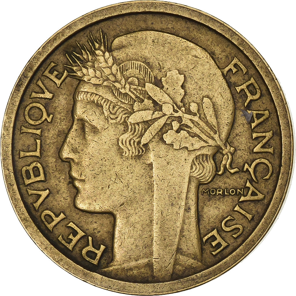 Francia, Franc, Morlon, 1940, Alluminio-bronzo, BB, Gadoury:470, KM:885