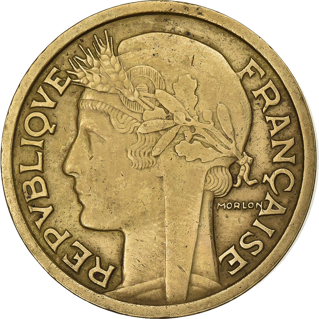 France, 2 Francs, Morlon, 1940, Paris, Aluminum-Bronze, EF(40-45), Gadoury:535
