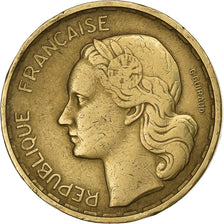 France, 20 Francs, Guiraud, 1950, Paris, Aluminum-Bronze, EF(40-45)