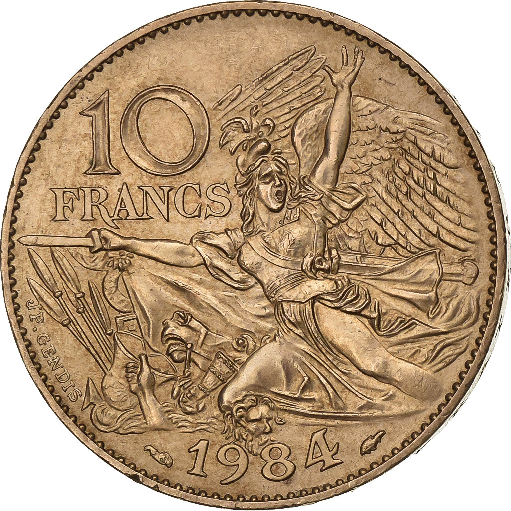 France, 10 Francs, François Rude, 1984, Nickel-Bronze, AU(55-58), Gadoury:818