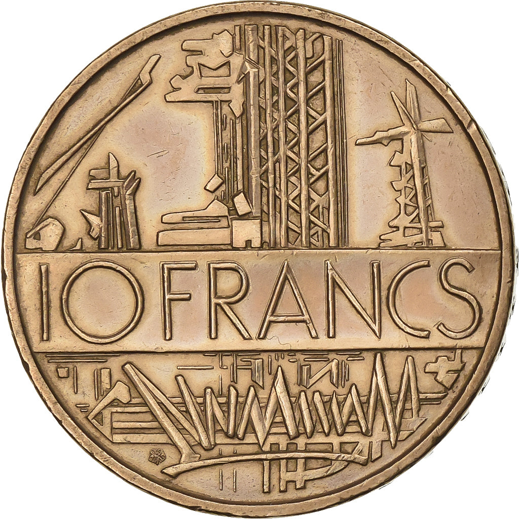 Frankreich, 10 Francs, Mathieu, 1987, Paris, Nickel-brass, SS, Gadoury:814