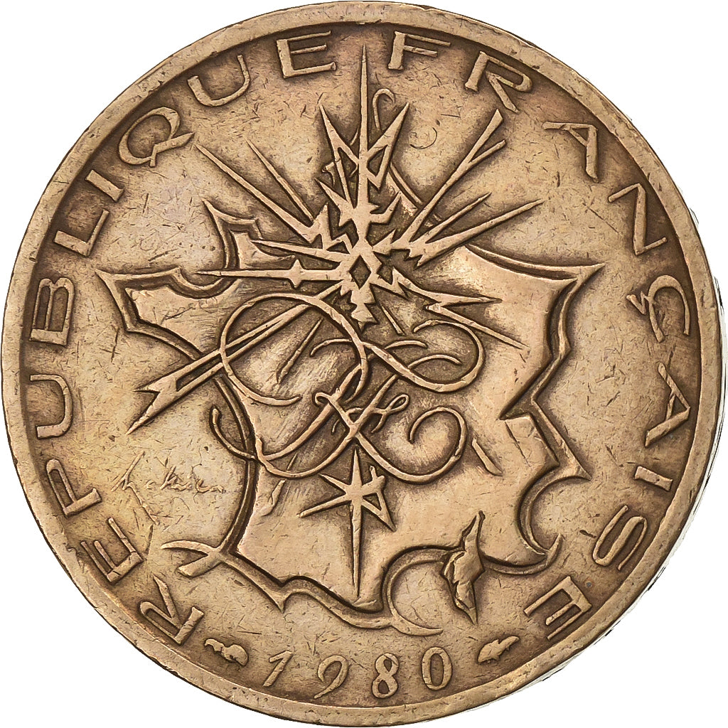Frankreich, 10 Francs, Mathieu, 1980, Paris, Nickel-brass, SS, KM:940
