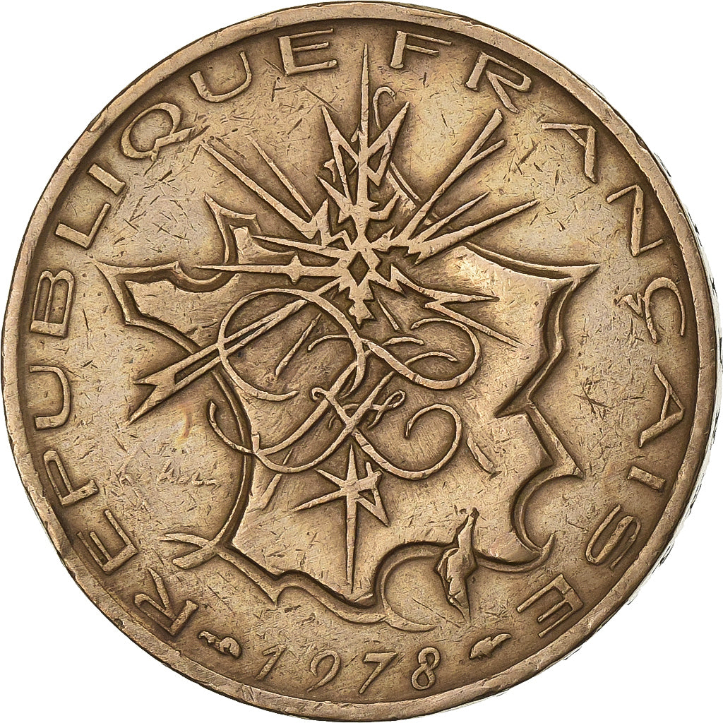 Frankreich, 10 Francs, Mathieu, 1978, Nickel-brass, SS, Gadoury:814, KM:940