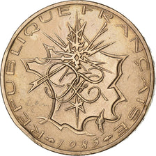 France, 10 Francs, Mathieu, 1985, Paris, Nickel-brass, AU(50-53), Gadoury:814