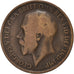 Grã-Bretanha, George V, Penny, 1918, Bronze, F(12-15), KM:810