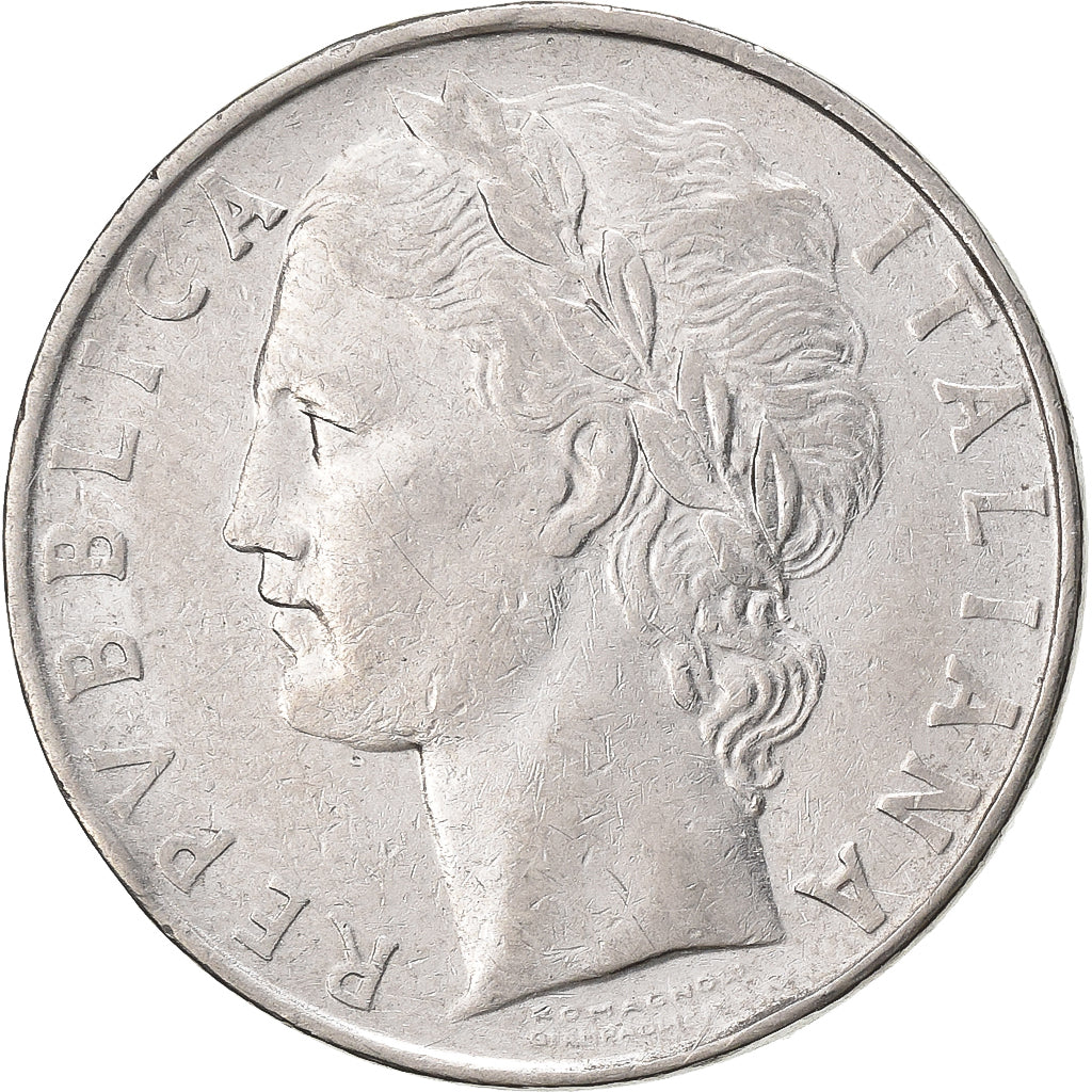 Italie, 100 Lire, 1961, Rome, Acier inoxydable, TTB, KM:96.1