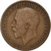 Gran Bretagna, George V, Penny, 1916, Bronzo, B+, KM:810