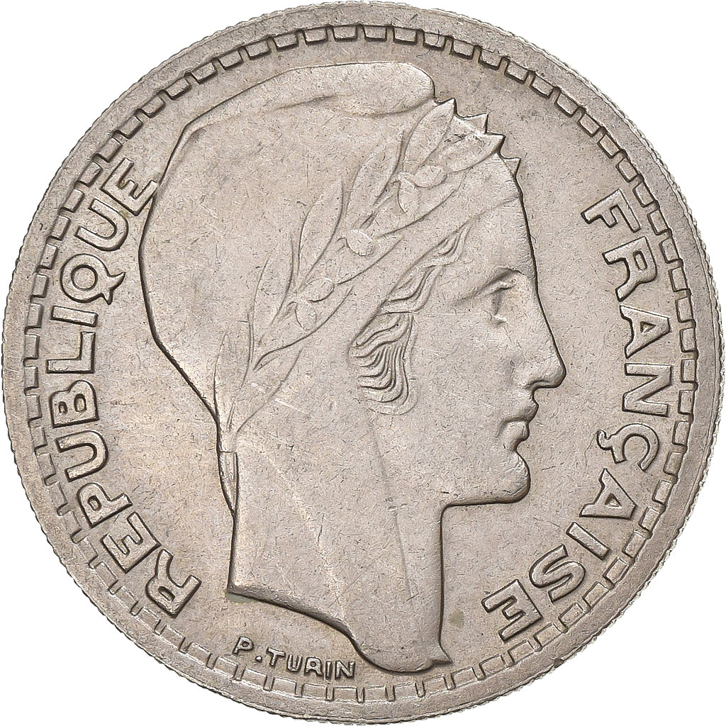 Frankreich, 10 Francs, Turin, 1947, Paris, Kupfer-Nickel, SS+, KM:908.1