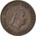 Holandia, Juliana, 5 Cents, 1953, Brązowy, AU(50-53), KM:181