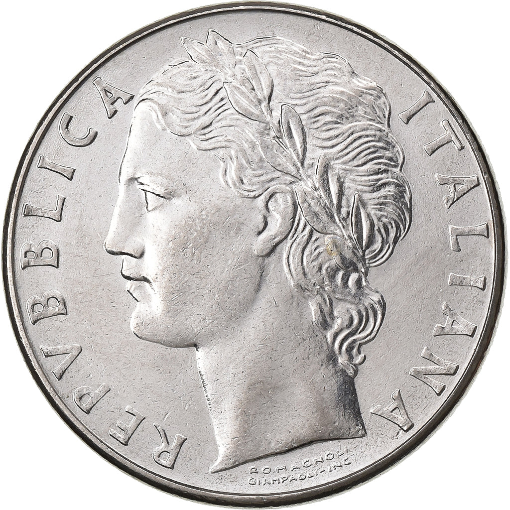 Italië, 100 Lire, 1978, Rome, Stainless Steel, ZF, KM:96.1