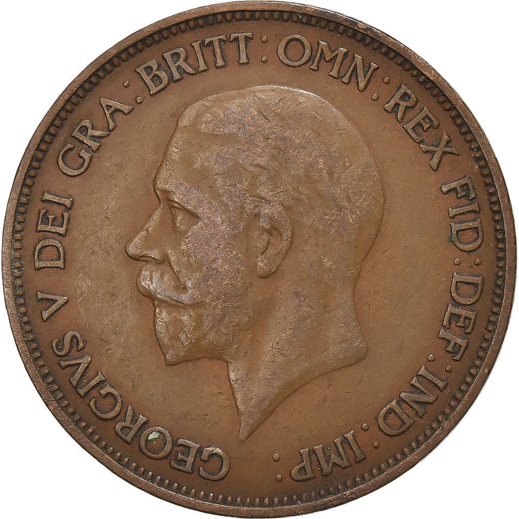Great Britain, George V, Penny, 1936, Bronze, EF(40-45), KM:838