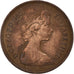 Grã-Bretanha, Elizabeth II, 2 New Pence, 1980, Bronze, VF(30-35), KM:916