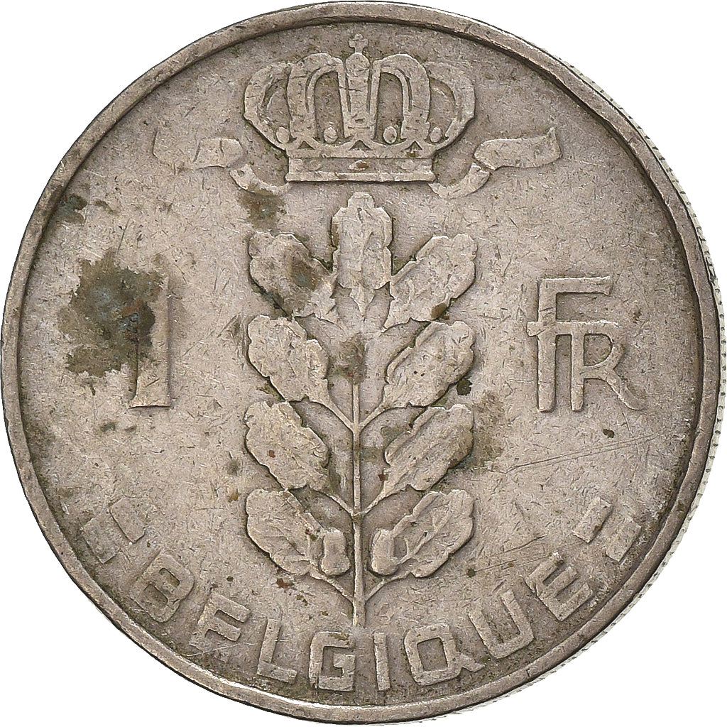 Belgia, Franc, 1951, Miedź-Nikiel, VF(20-25), KM:142.1