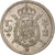 Hiszpania, Juan Carlos I, 5 Pesetas, 1980, Miedź-Nikiel, VF(30-35), KM:807