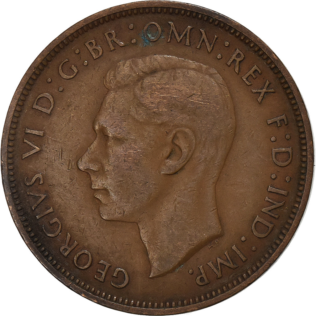 Grande-Bretagne, George VI, Penny, 1937, Bronze, TB+, KM:845