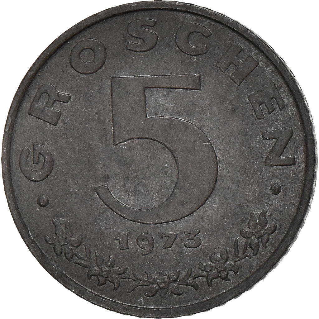 Autriche, 5 Groschen, 1973, Zinc, TTB, KM:2875