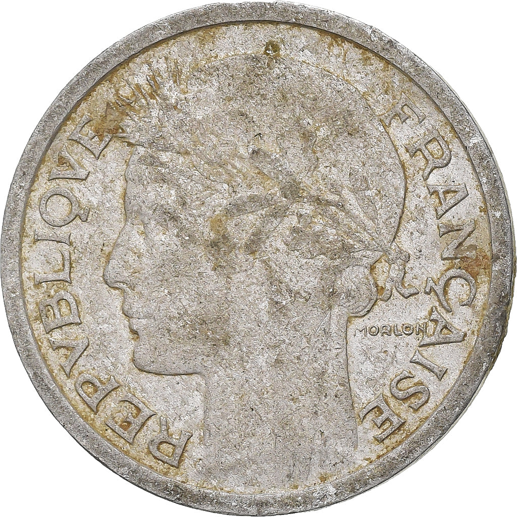 Francia, Franc, Morlon, 1949, Beaumont - Le Roger, Alluminio, MB+, Gadoury:473b