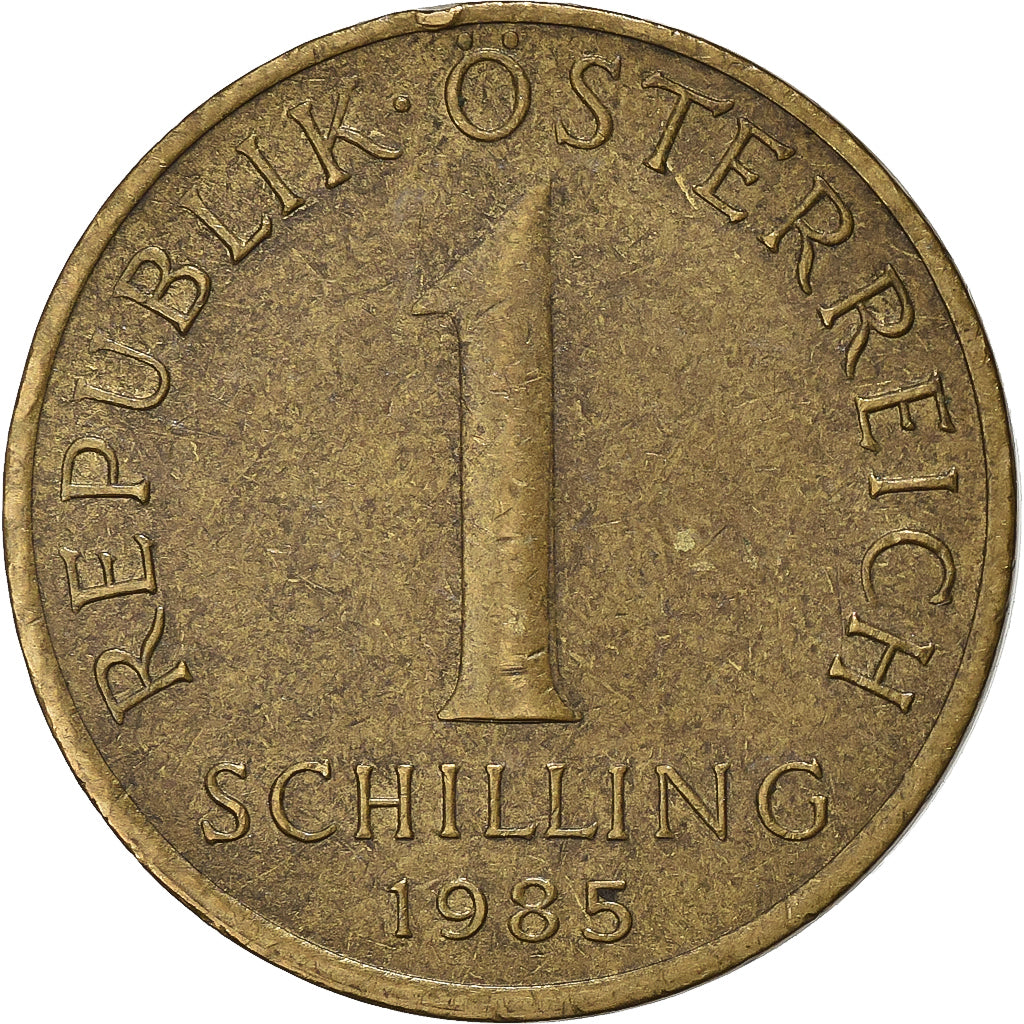 Austria, Schilling, 1985, Aluminio - bronce, MBC, KM:2886