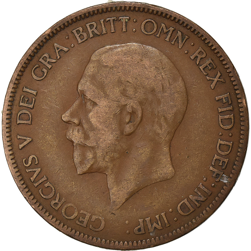 Grande-Bretagne, George V, Penny, 1928, Bronze, TB+, KM:838