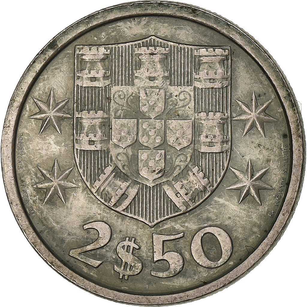 Portugal, 2-1/2 Escudos, 1983, Cupro-nickel, TTB+, KM:590