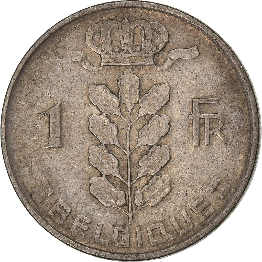 Belgique, Franc, 1958, Cupro-nickel, TB, KM:142.1