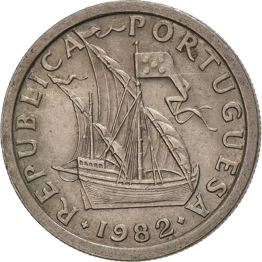 Portugal, 2-1/2 Escudos, 1982, Cupro-nickel, TTB+, KM:590