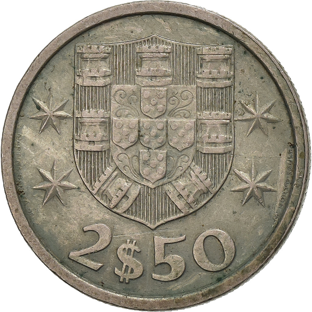 Portugal, 2-1/2 Escudos, 1982, Cupro-nickel, TTB+, KM:590