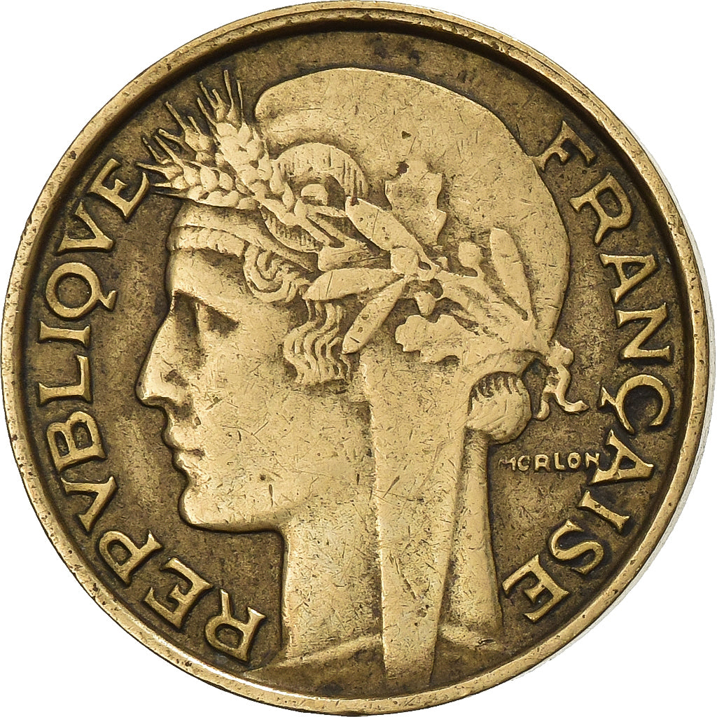 Frankrijk, 50 Centimes, Morlon, 1931, Aluminum-Bronze, ZF, Gadoury:423, KM:894.1