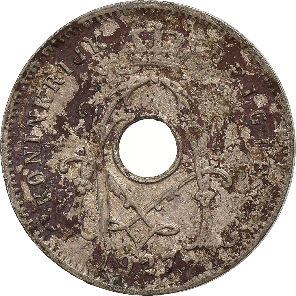 Belgium, 5 Centimes, 1927, Copper-nickel, VF(20-25), KM:67