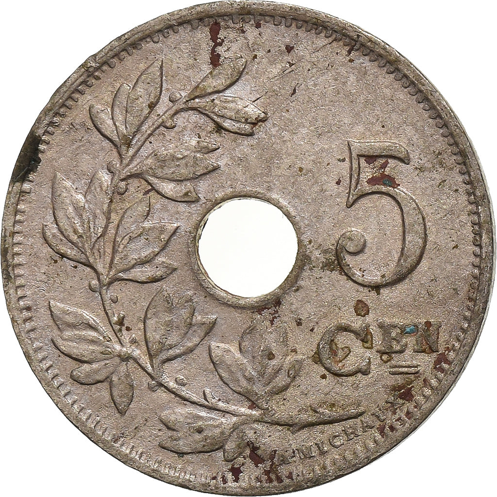 Belgium, 5 Centimes, 1927, Copper-nickel, VF(20-25), KM:67
