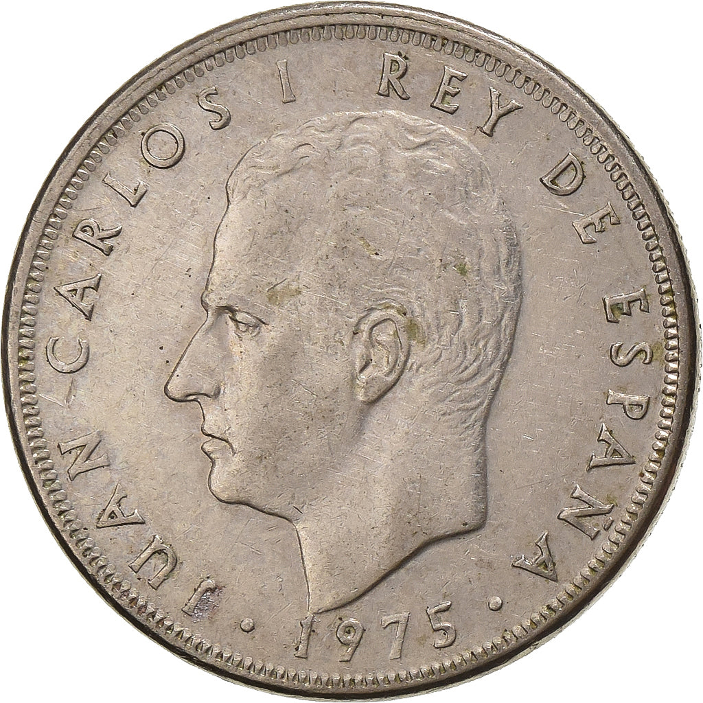 Spanien, Juan Carlos I, 5 Pesetas, 1976, Kupfer-Nickel, SS, KM:807