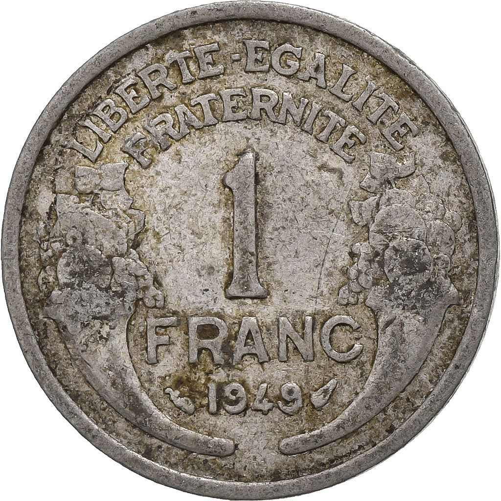 Francia, Franc, Morlon, 1949, Alluminio, MB, Gadoury:473b, KM:885a.1
