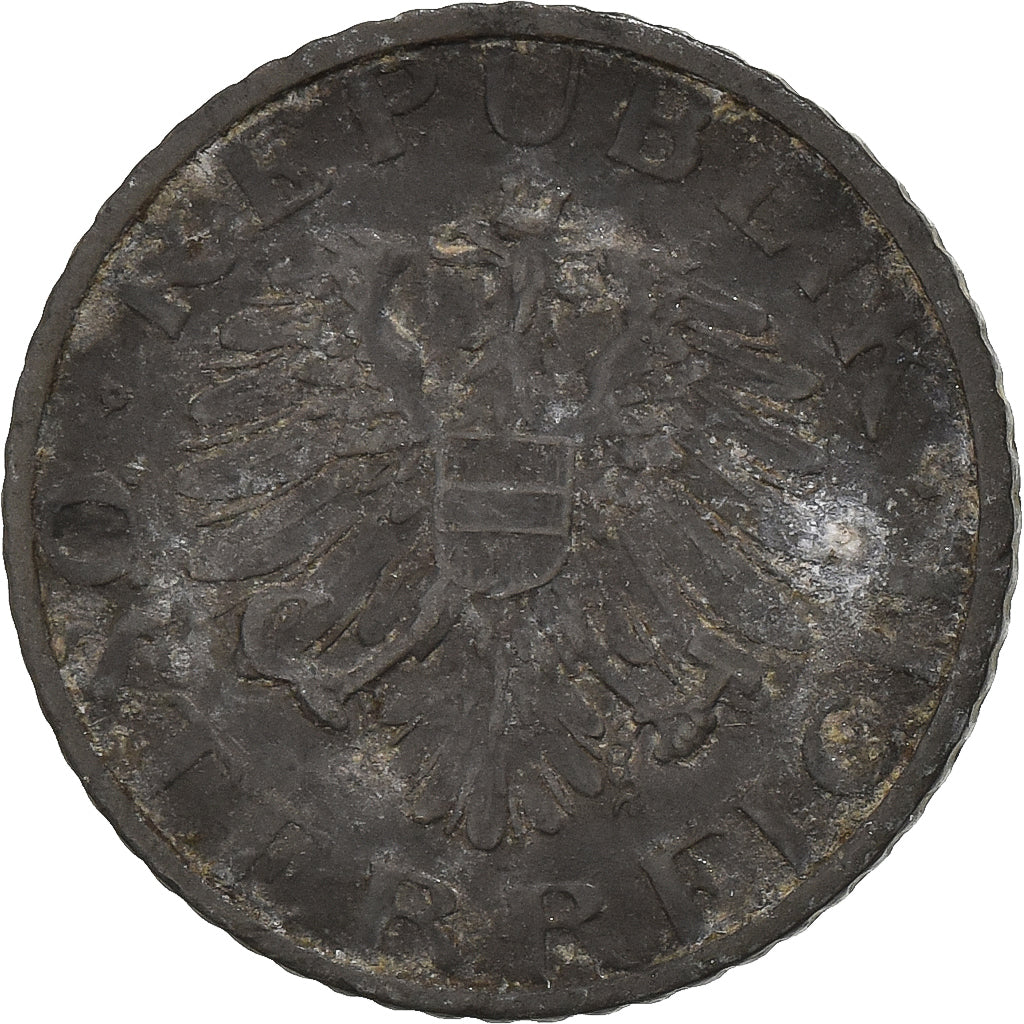 Austria, 5 Groschen, 1950, Zinco, MB, KM:2875