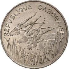 Gabun, 100 Francs, 1975, Paris, Nickel, SS, KM:13