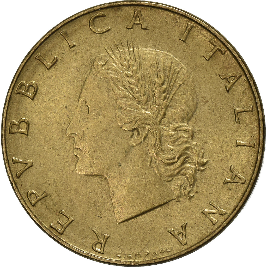 Italy, 20 Lire, 1978, Rome, Aluminum-Bronze, AU(50-53), KM:97.2