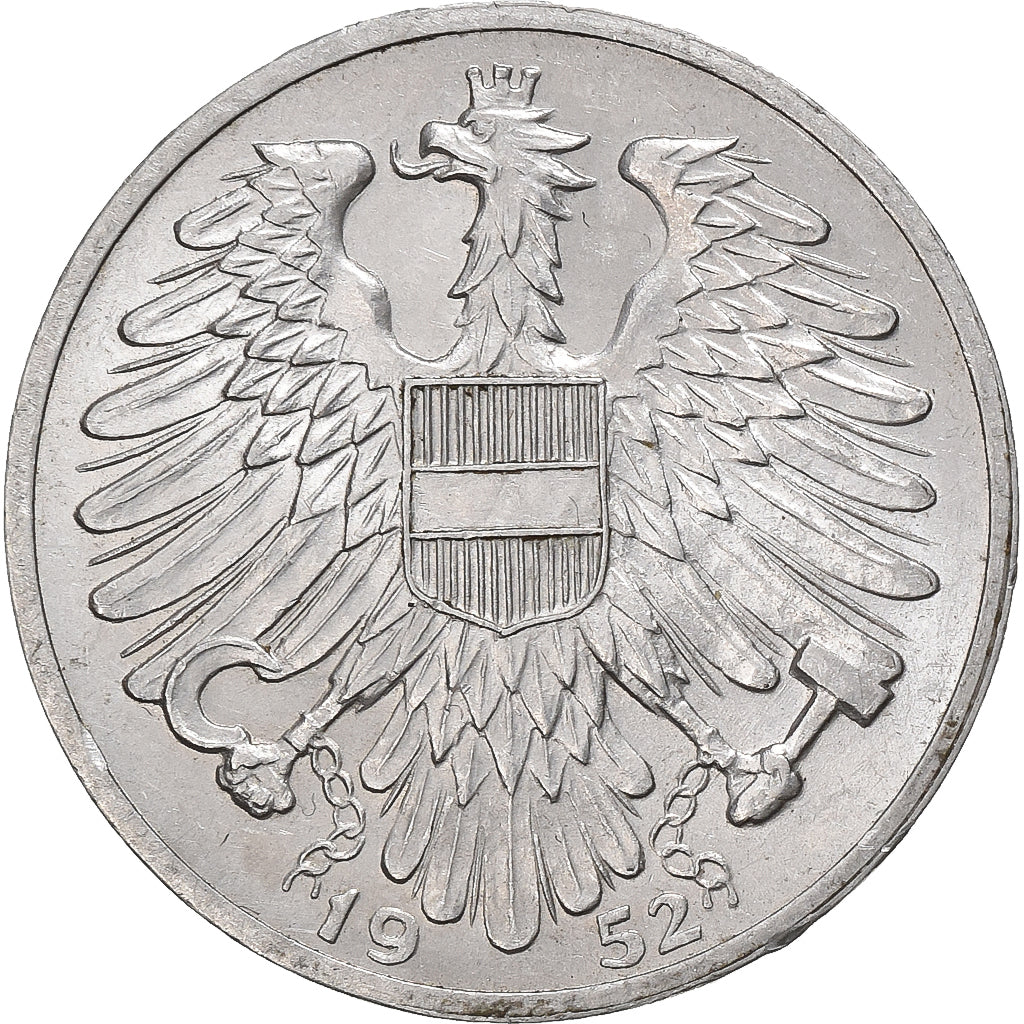Austria, Schilling, 1952, Aluminum, AU(55-58), KM:2871
