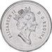 Canada, Elizabeth II, 25 Cents, 1993, Royal Canadian Mint, Nickel, ZF, KM:184