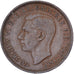 Grã-Bretanha, George VI, Penny, 1948, Bronze, VF(30-35), KM:845